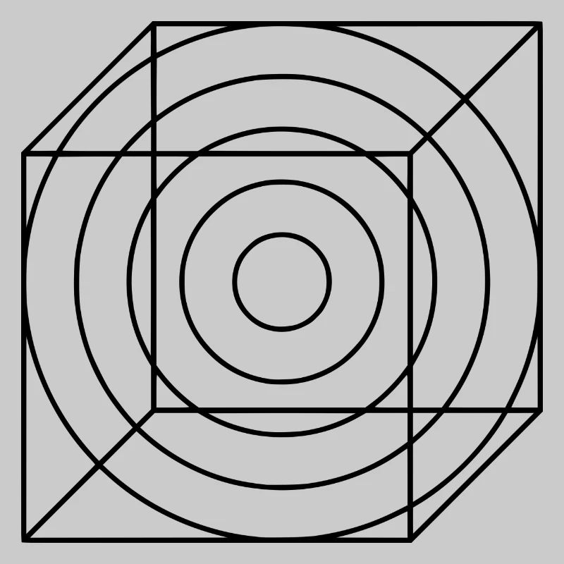 Circle Cube Minimalisme