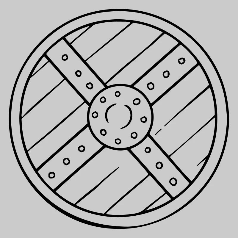 Buckler round shield