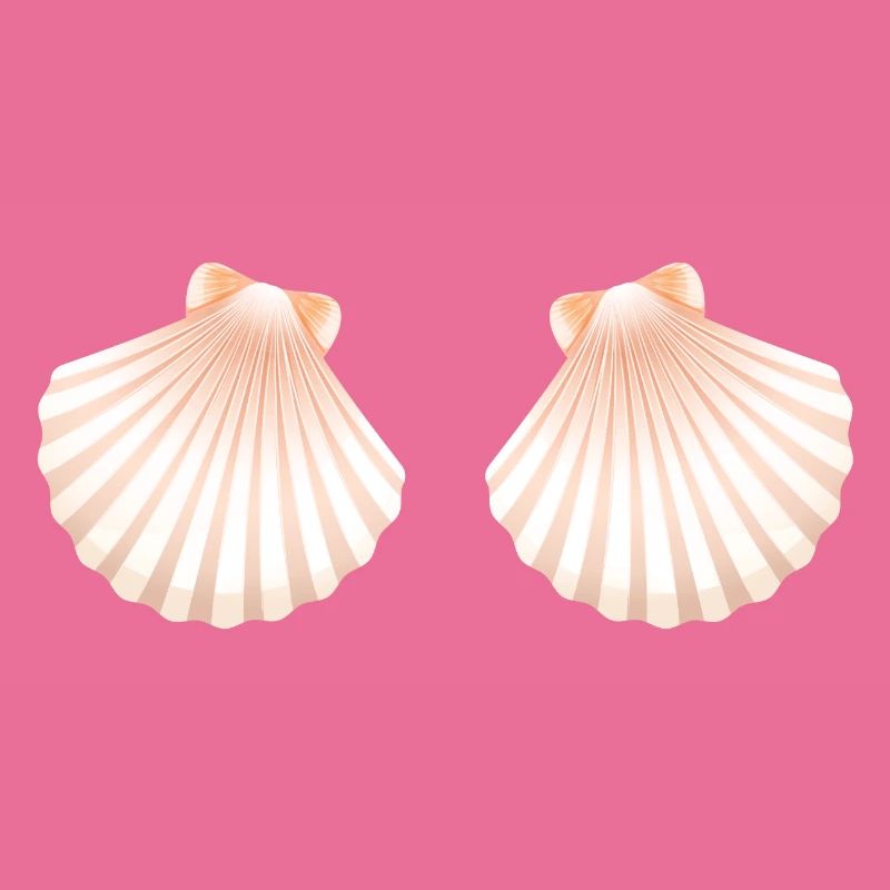 Shells bikini costume bra shell