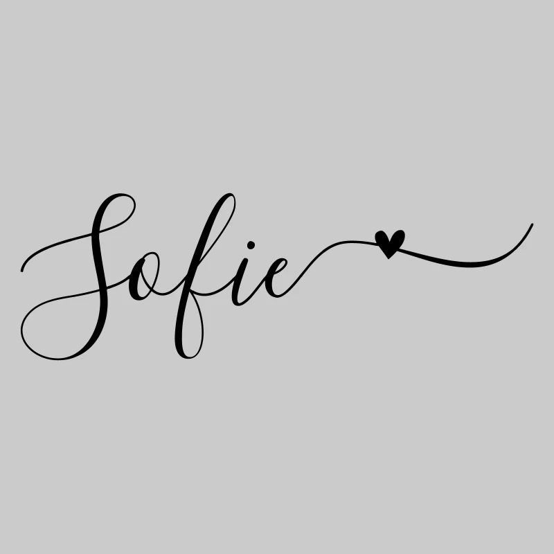 Sofie Name Vorname Dekorativ