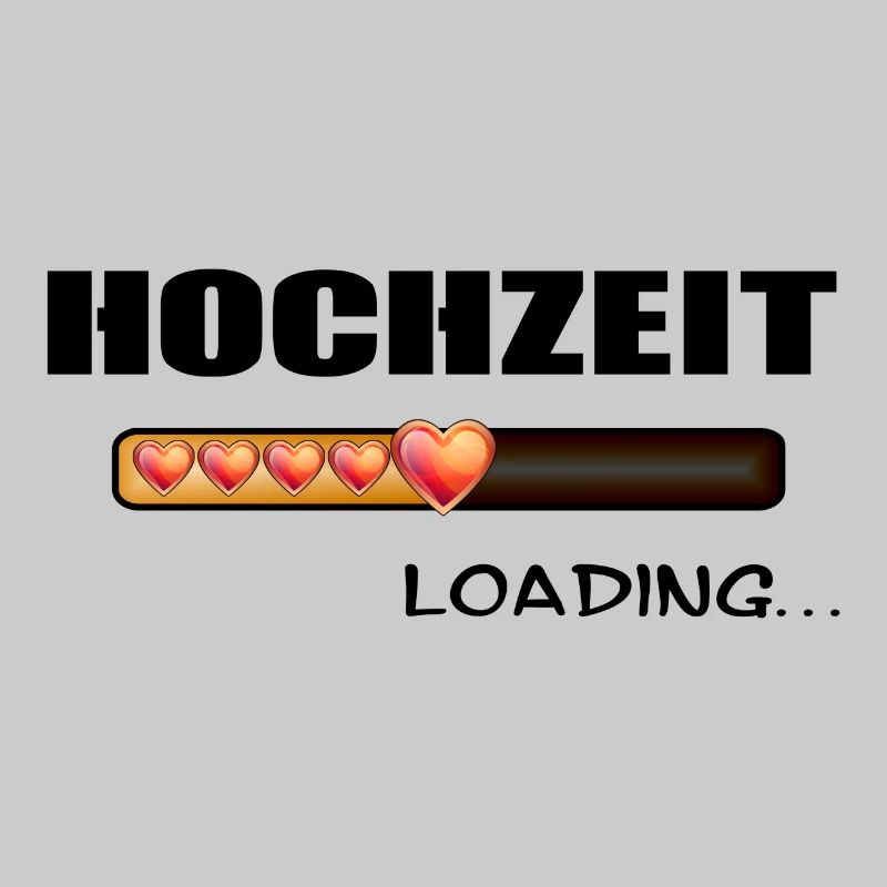 Hochzeit loading lustige Geschenkidee heiraten