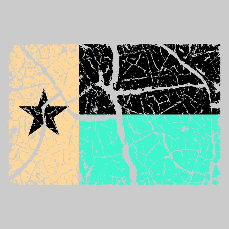 Drapeau du Texas - INVERSÉ