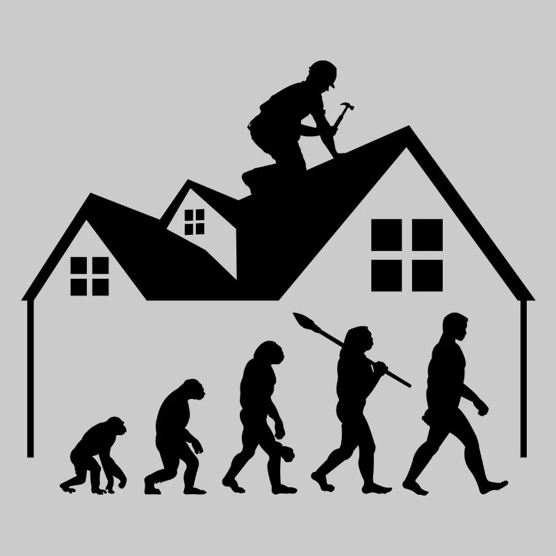 Dachdecker Geschenk lustiger Spruch Dachdecker