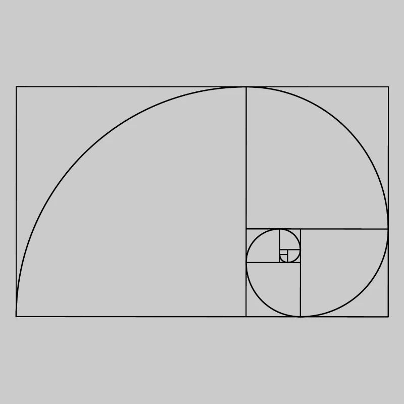 Fibonacci Spirale Goldener Schnitt Geometrie Phi D