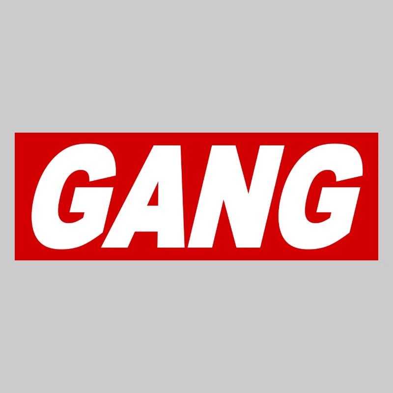 GANG cooler Spruch Obey Zeichen Geschenkidee