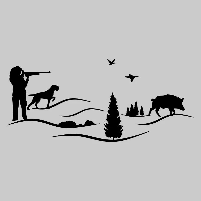 Huntress wirehaired pointer