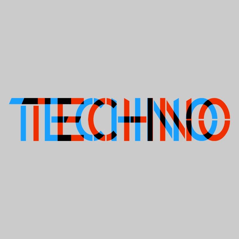 Techno - Rave - Cadeau - Techno merch - trippy