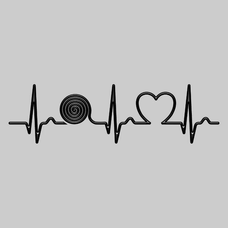 Heart curve, snacking on licorice, ECG, pulse