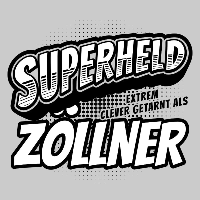Superheld, clever getarnt als Zöllner