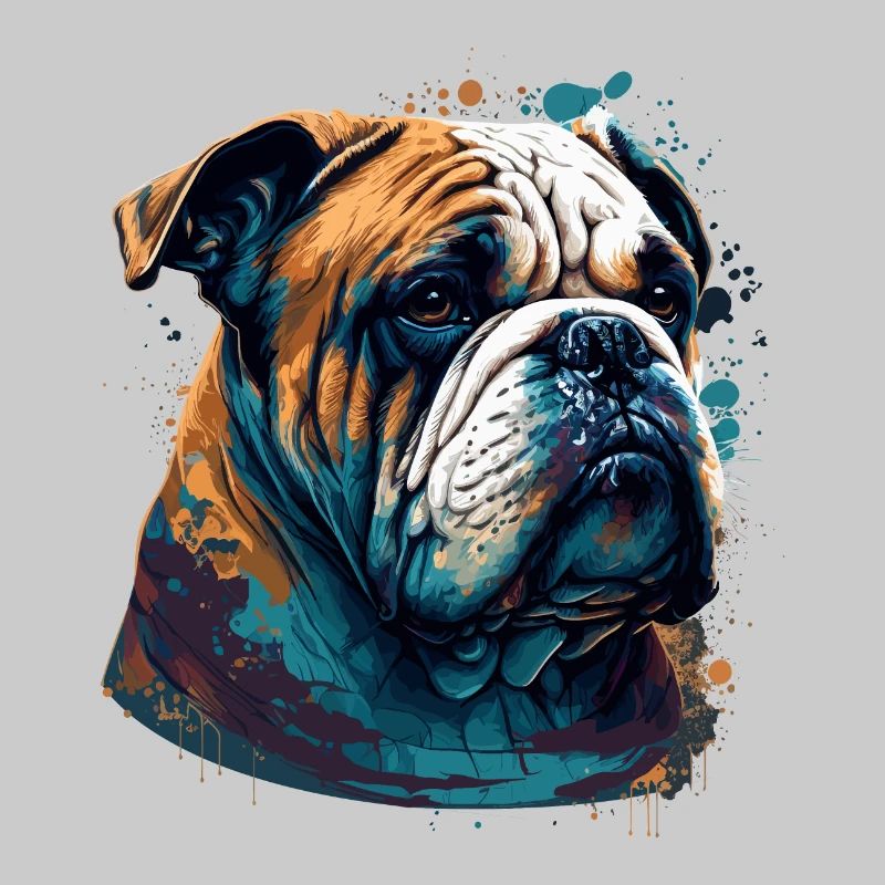 Bouledogue malheureux