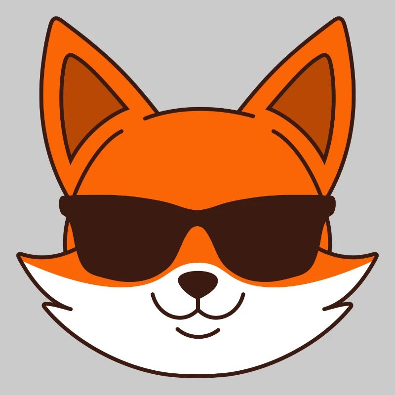 Fox with sunglasses