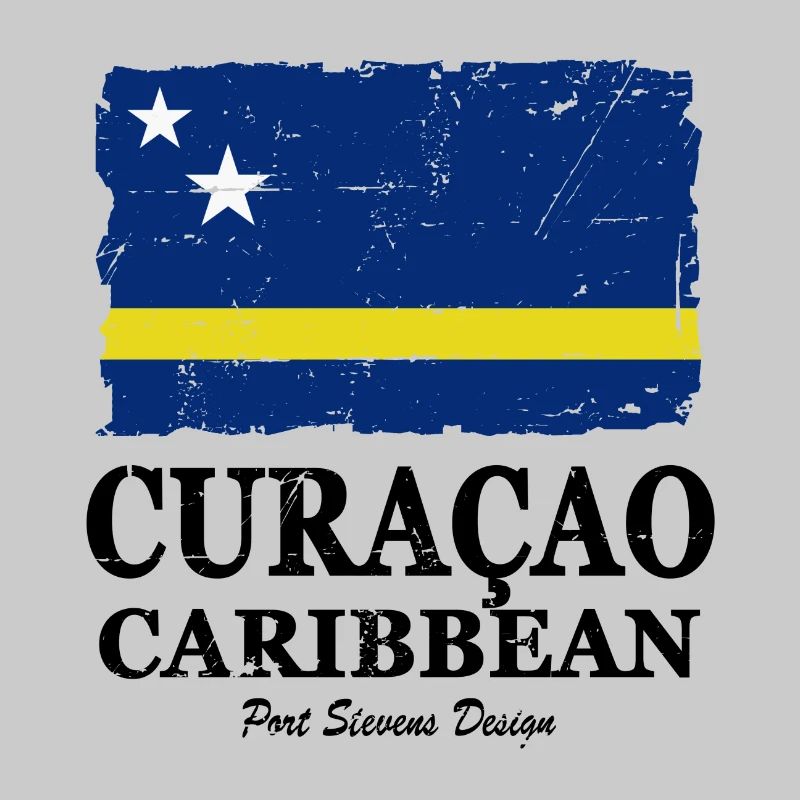 Curaçao - Drapeau de Curaçao - Drapeau de Curaçao
