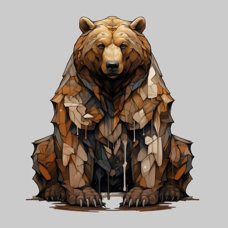 Bear Guardian. Graffiti-style strength.