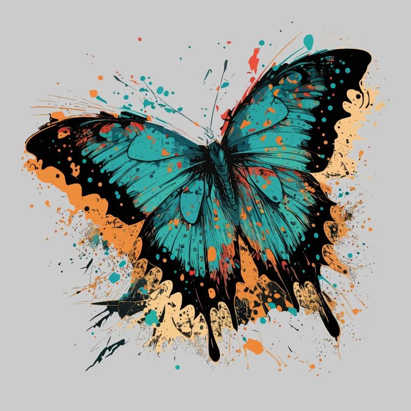 papillon bleu