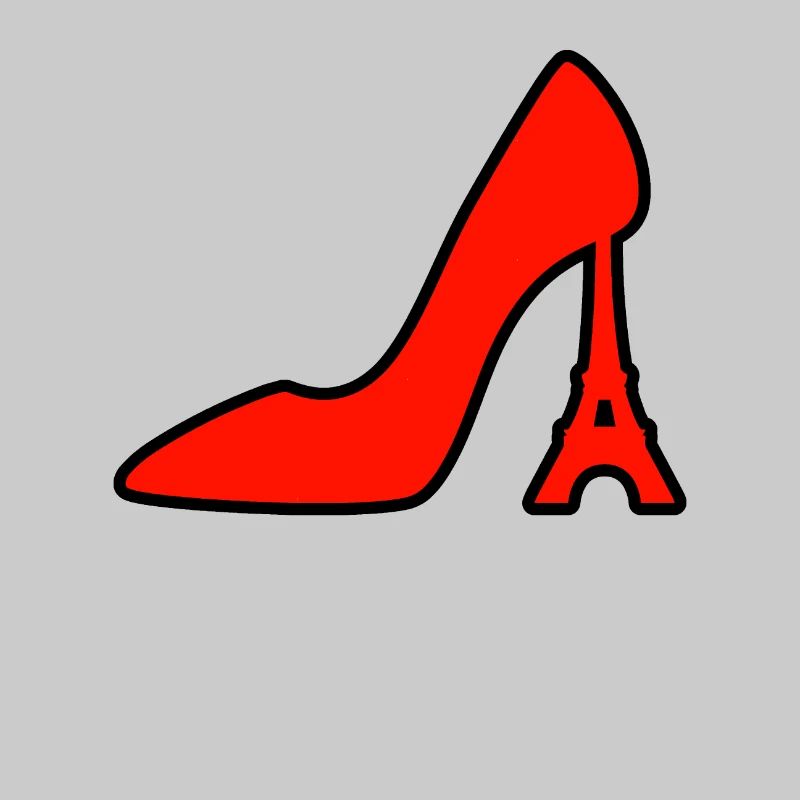 Tour Eiffel comme un talon de la chaussure cadeau