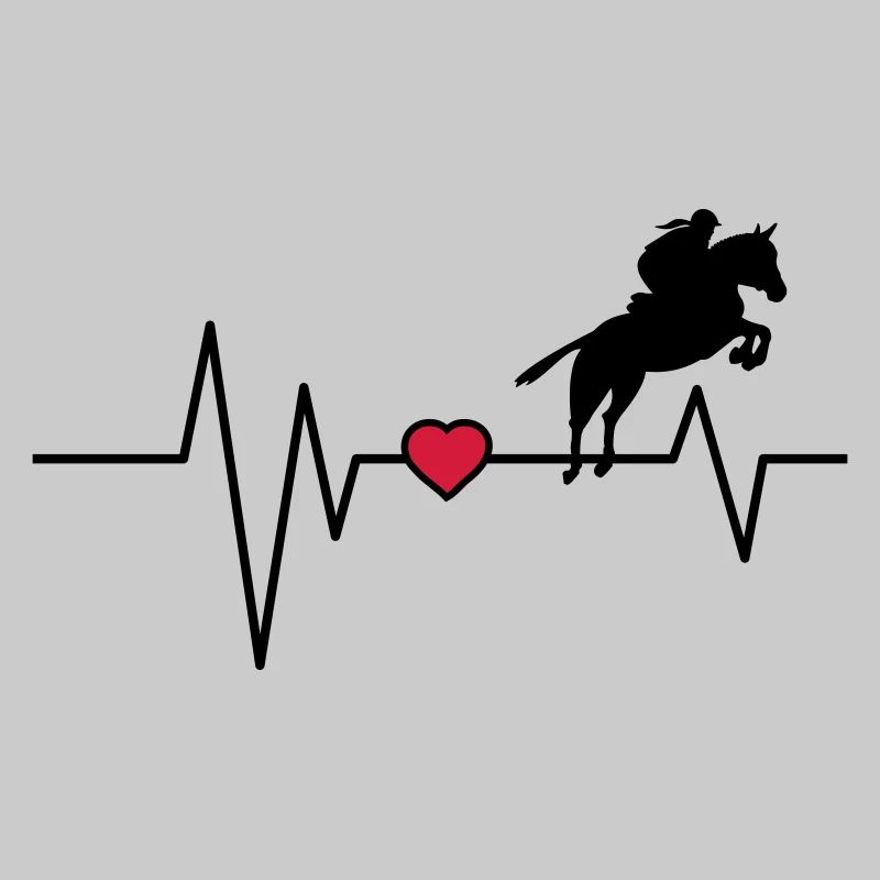 Cavalier de saut d’obstacles Heartbeat