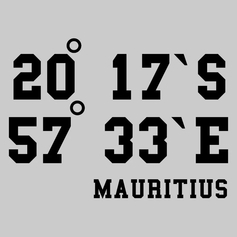 Mauritius Coordinates Holiday Design Idea