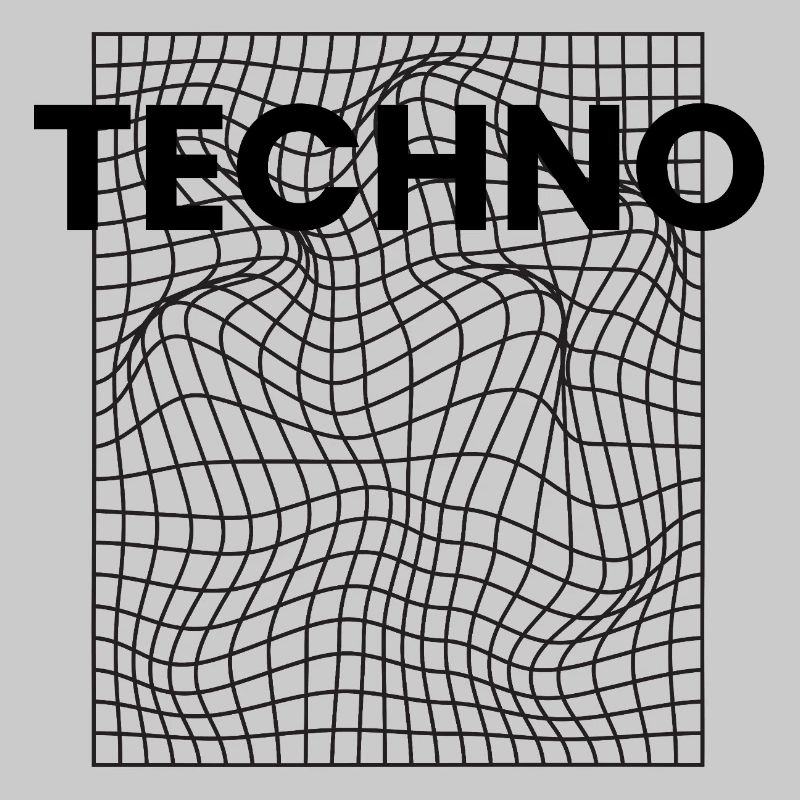 Techno-Musik-Logo-Design