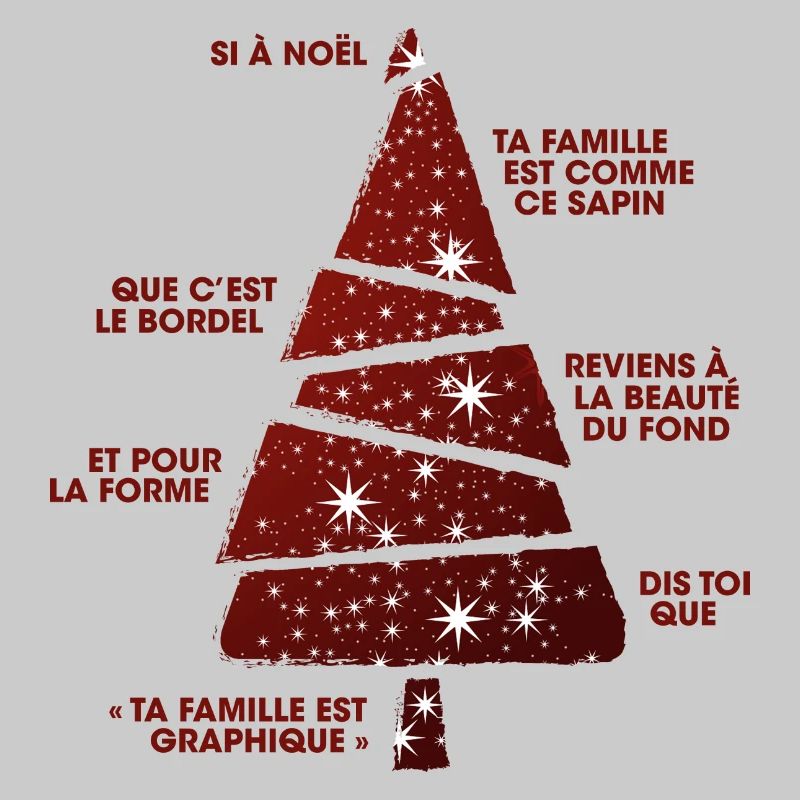 WEIHNACHTSBAUM ROTE GRAFIK