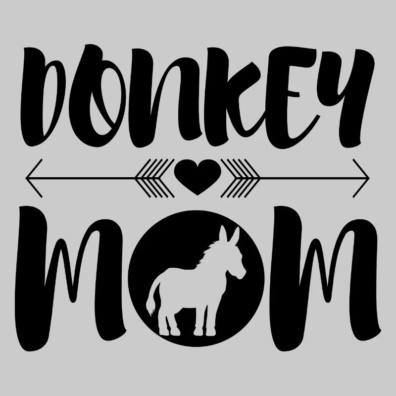 Bébé âne Maman Mulet Ironic