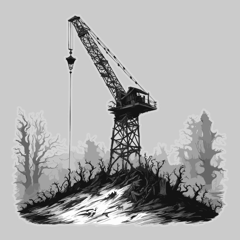 Kran / Baustelle / Seilwinde / Kransystem