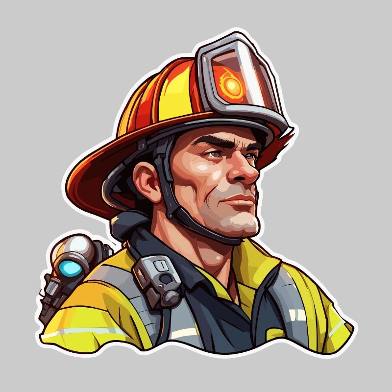 Firefighter / Fire / Fire / Extinguish / Hero