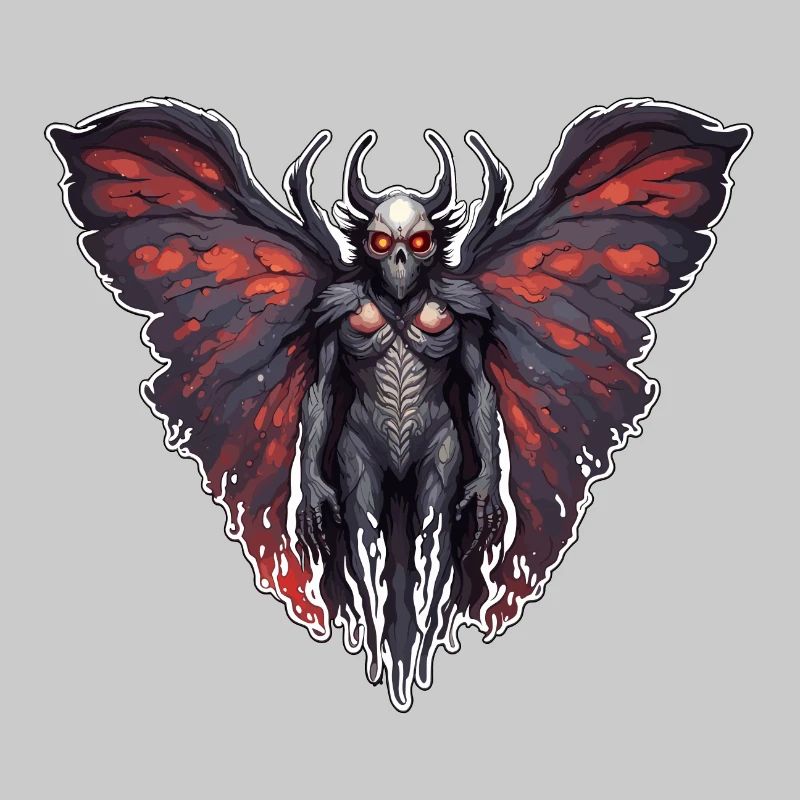 Mothman / Moth / Insect / Mythical Creature / Flutter