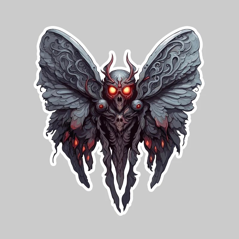 Mothman / Moth / Insect / Mythical Creature / Flutter