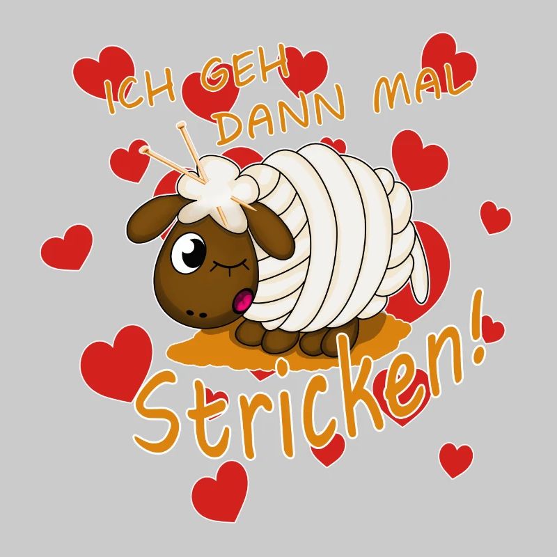 Ich geh dann mal stricken Schaf
