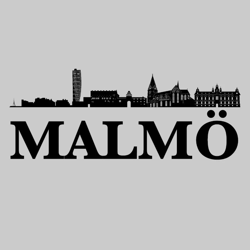 Malmö Schweden Skyline Geschenk Idee