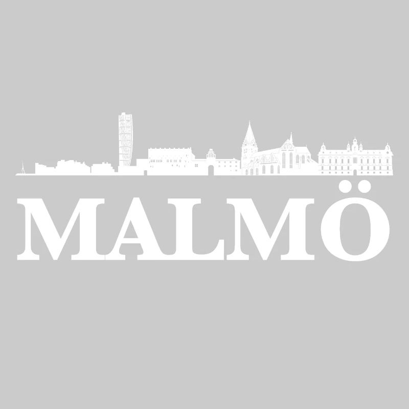 Malmo Sweden skyline gift idea