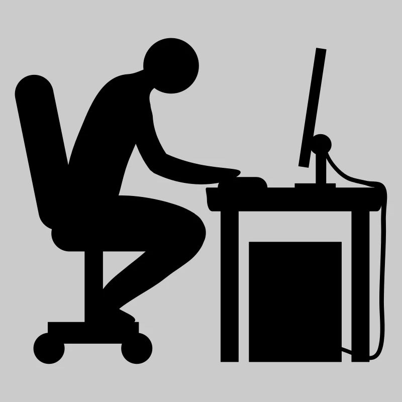 Computer desk nerd
