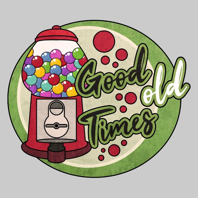 Machine de gumball de nostalgie