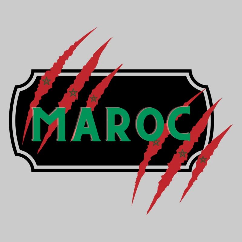 Maroc Patch mit Kratzer