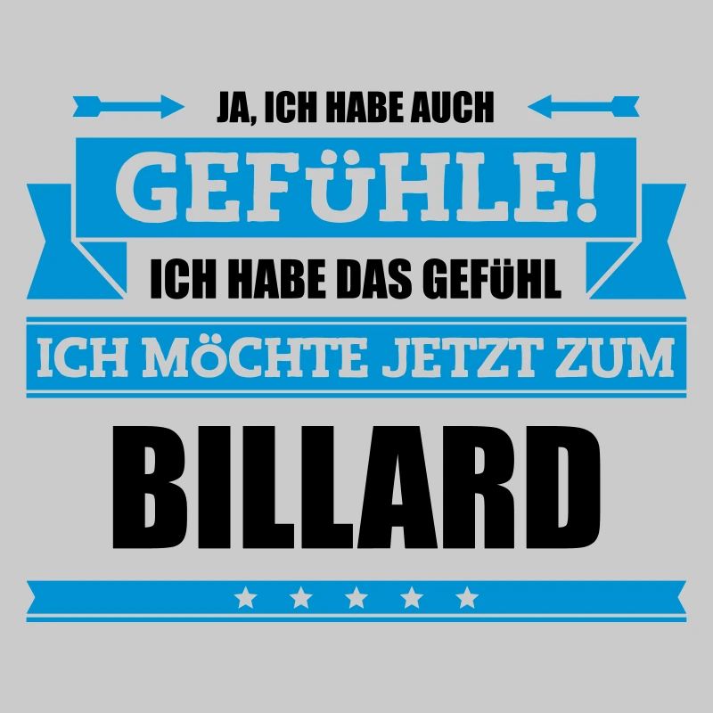 Lustiger Billard Spruch