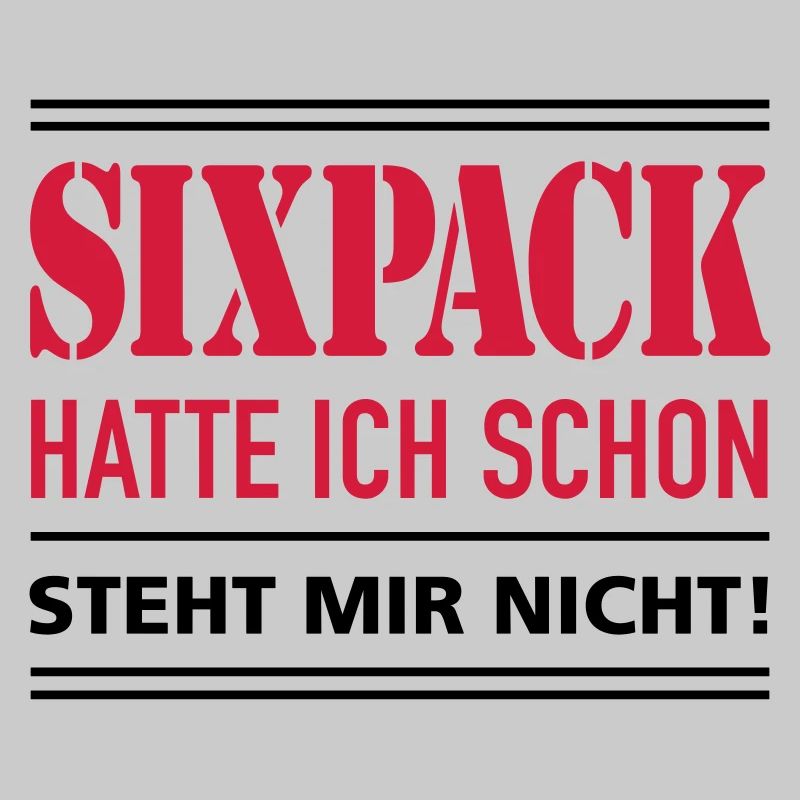 Sixpack Bier Bauch Muskel Body Builder Figur