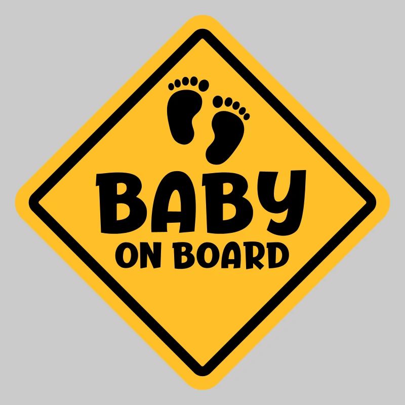 Slogan bébé à bord - bébé à bord Être enceinte