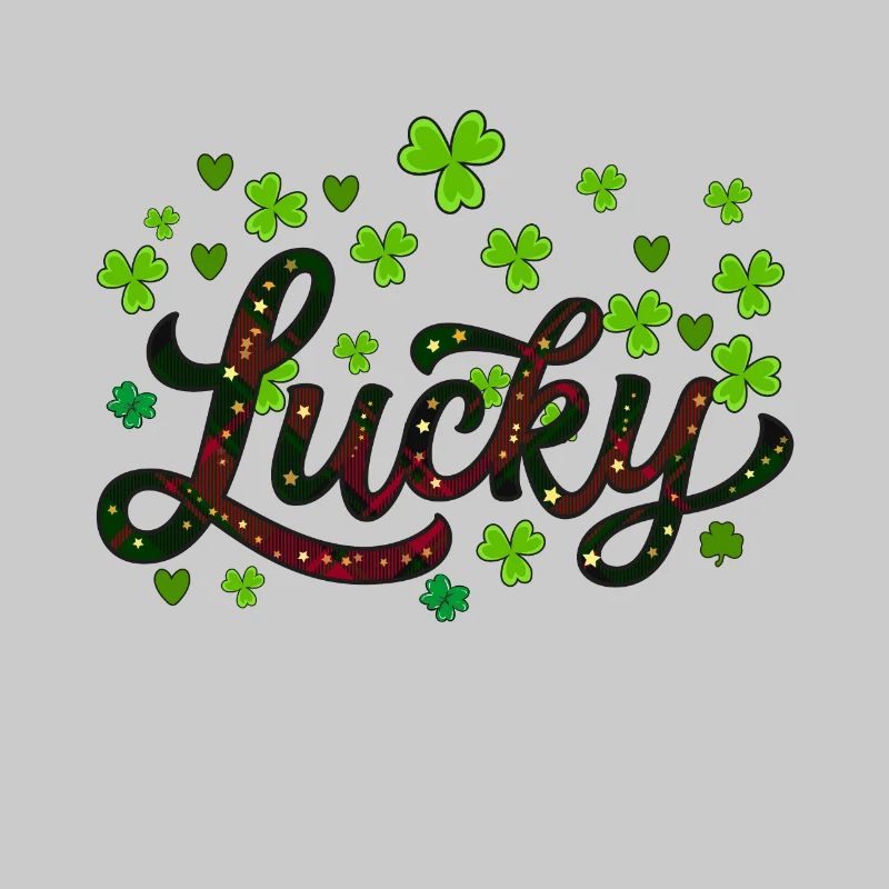 Lucky St Patricks Day, trèfle léopard