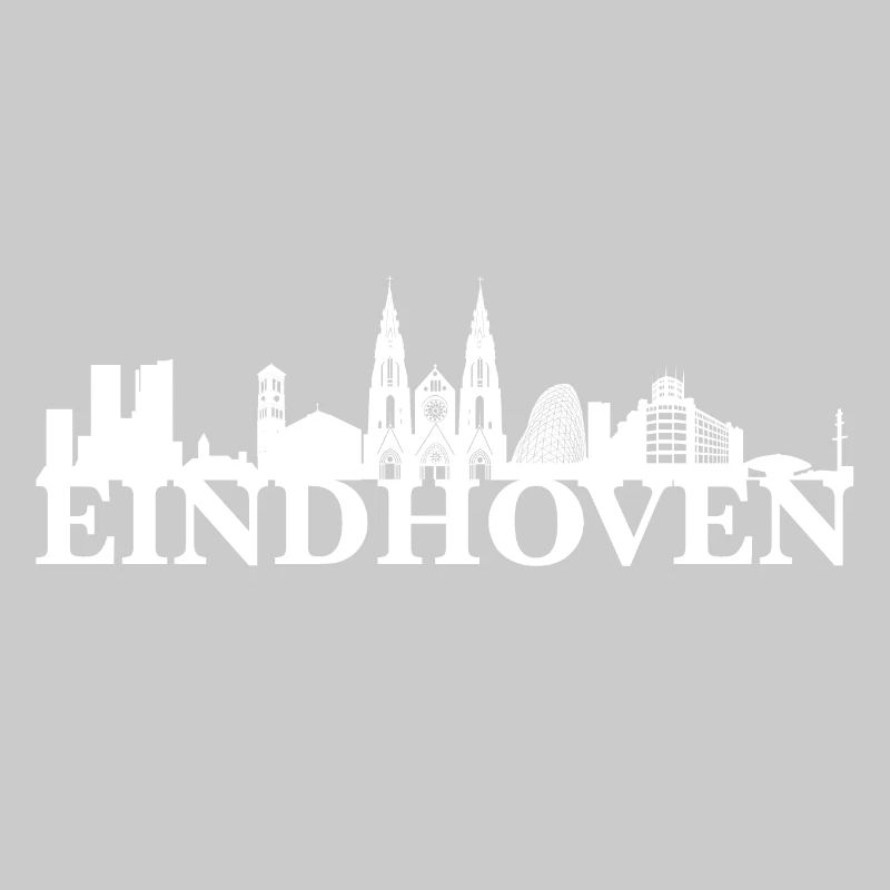 Eindhoven Netherlands skyline gift idea