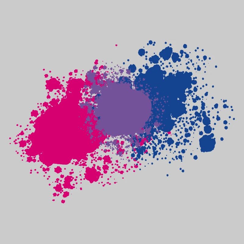Blobs Bi Pride