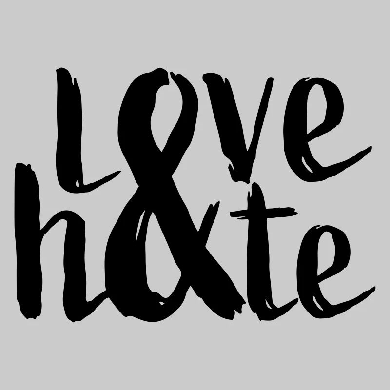 Amore e odio la tipografia