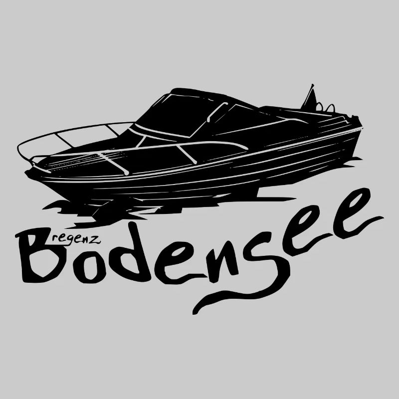 Motorboot schwarz