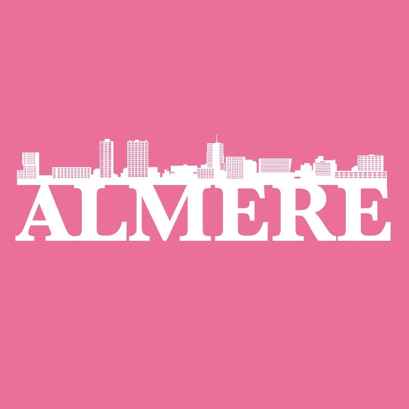 Almere Netherlands Skyline Gift Idea
