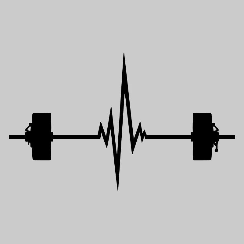 weight lifting pulse frequency heart beat dumbbell