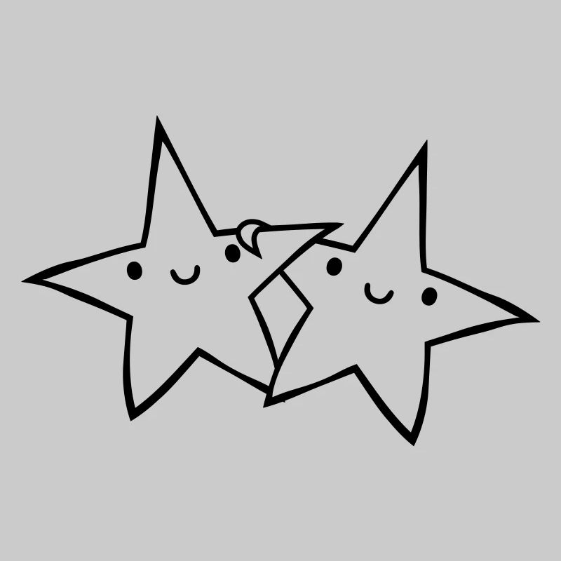 2 Sternchen Paar