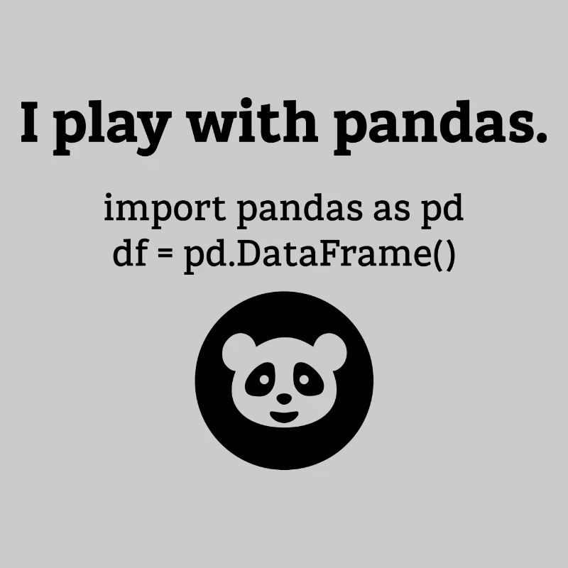 Pandas Datenwissenschaft Informatik Geschenk