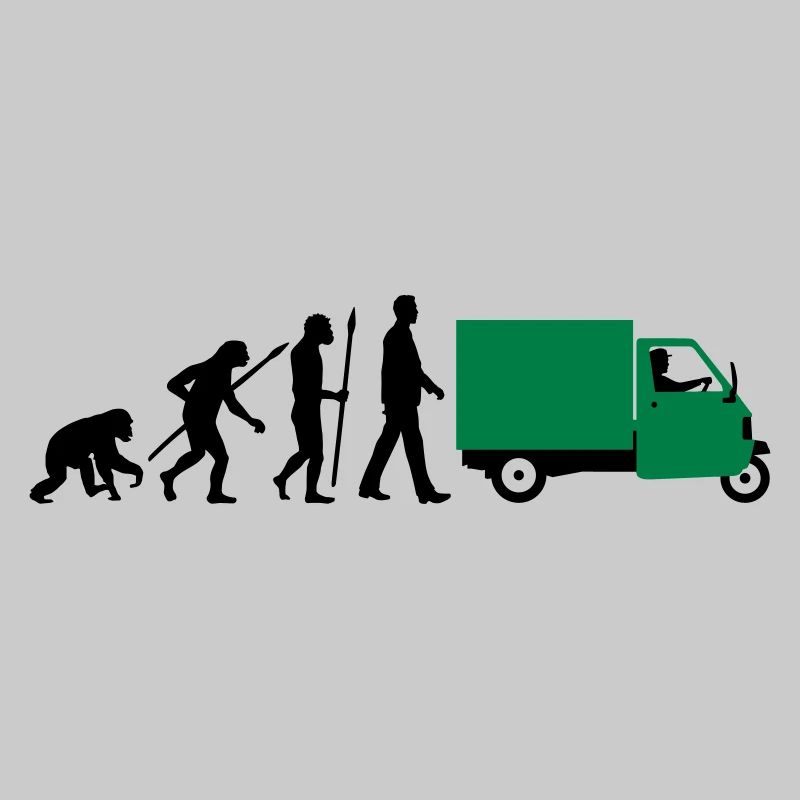 evolution_of_man_Piaggio Ape_092014_a_2c
