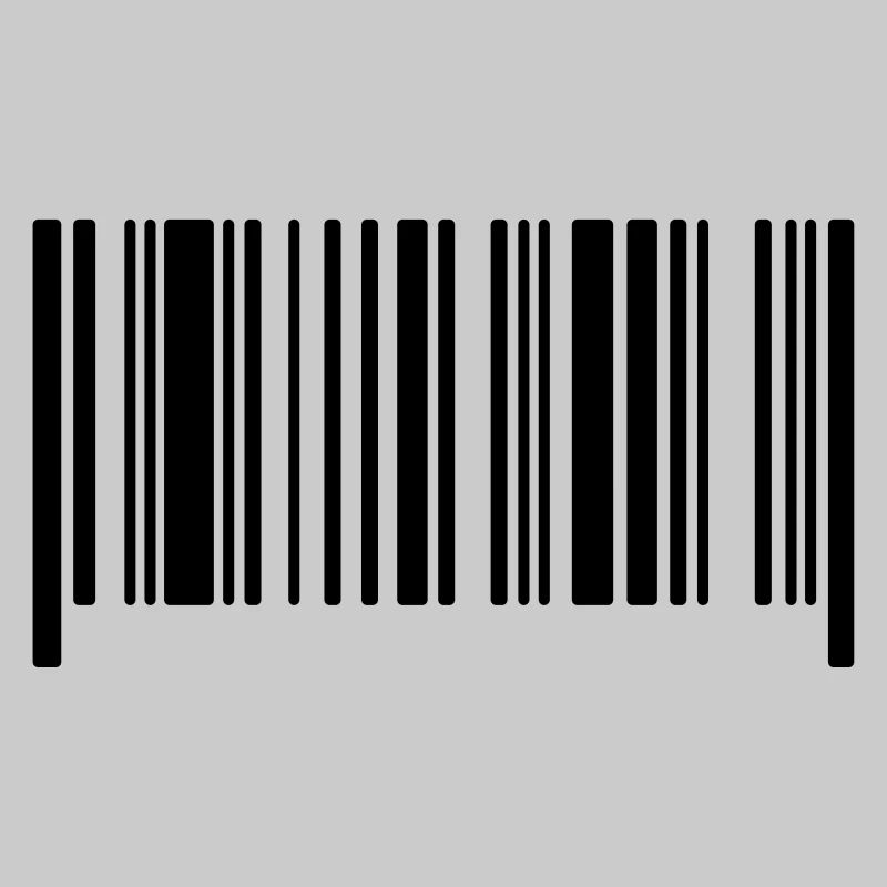 Barcode ohne Text leer Code Strichcode Vorlage