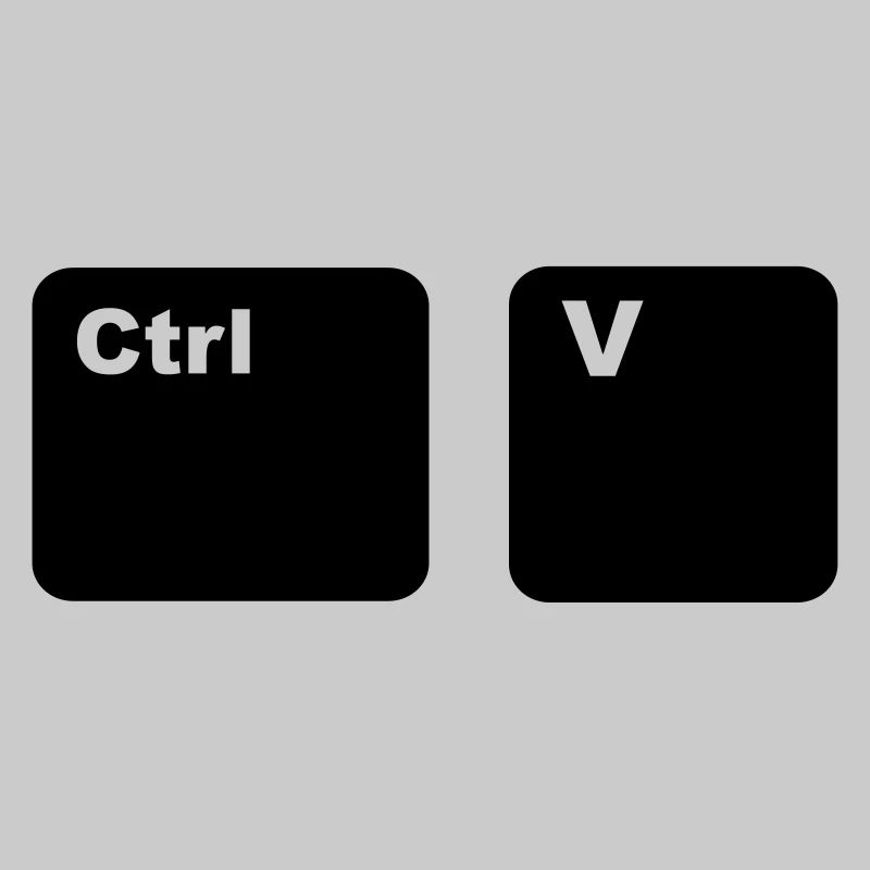 Ctrl + V Copy and Paste