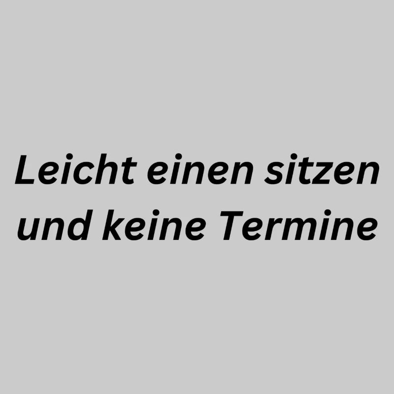 Leicht einen sitzen